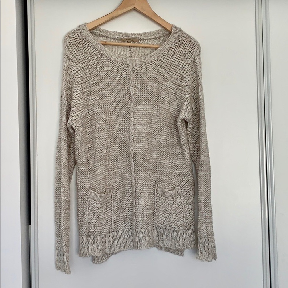 Grey oversized sweater
